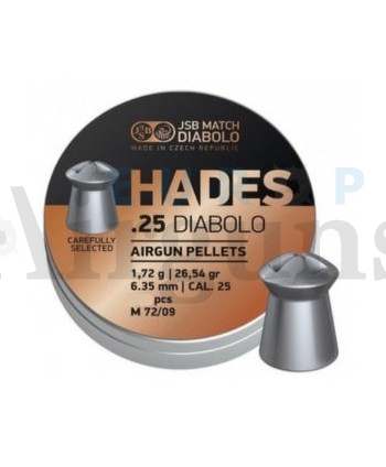 JSB HADES 6.35 .25 150 Ud.